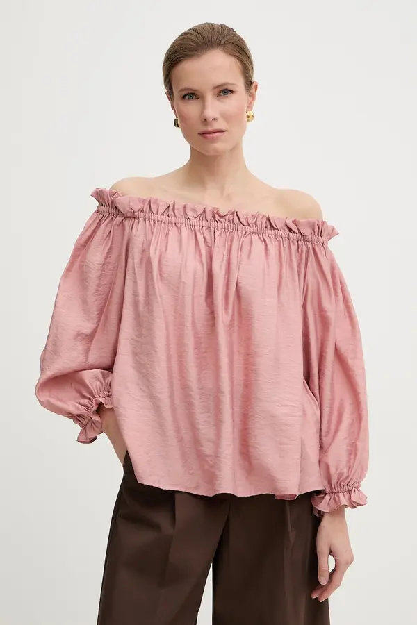 Marella Marella bluza s volanima za žene s modalom MERINGA