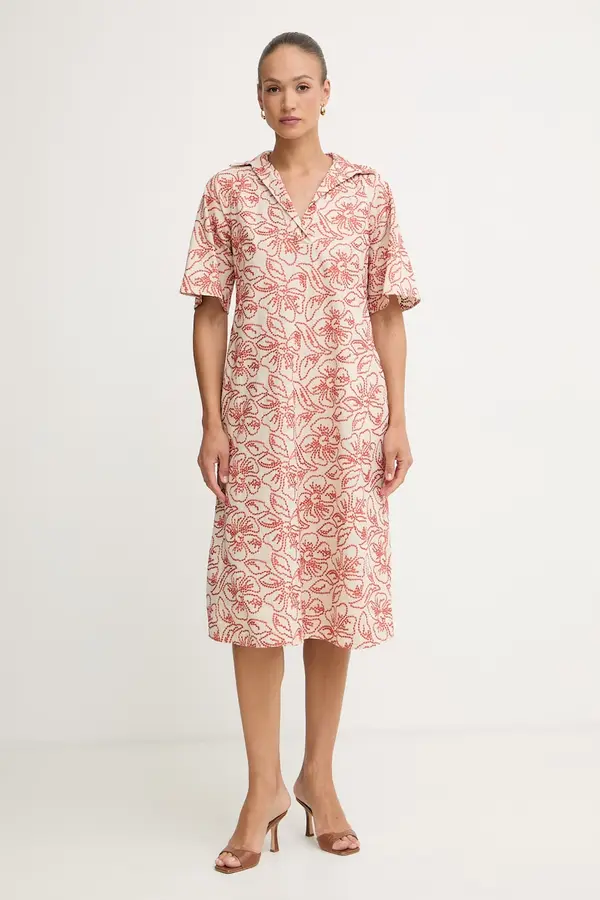 Marella Marella ljetna haljina s dodatkom lana Emme by Marella