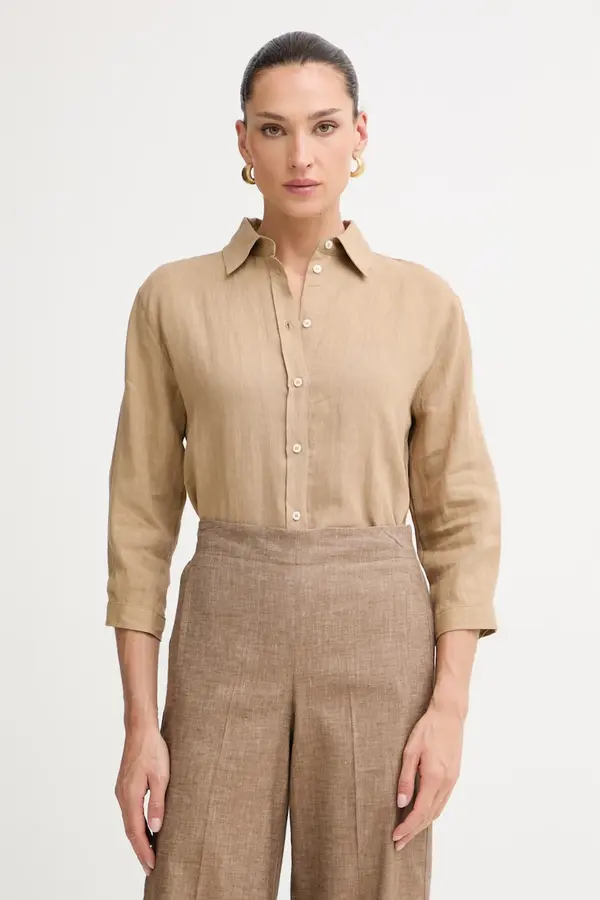 Marella Marella safari košulja ženska lanena Emme by Marella
