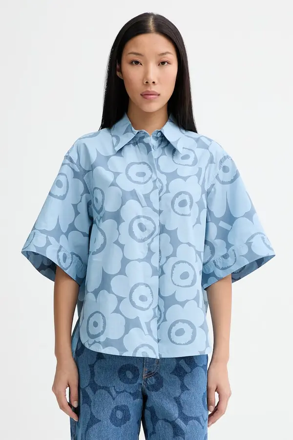 Marimekko Marimekko košulja ženska od pamuka