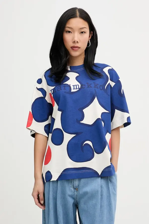 Marimekko Marimekko majica ženska od pamuka