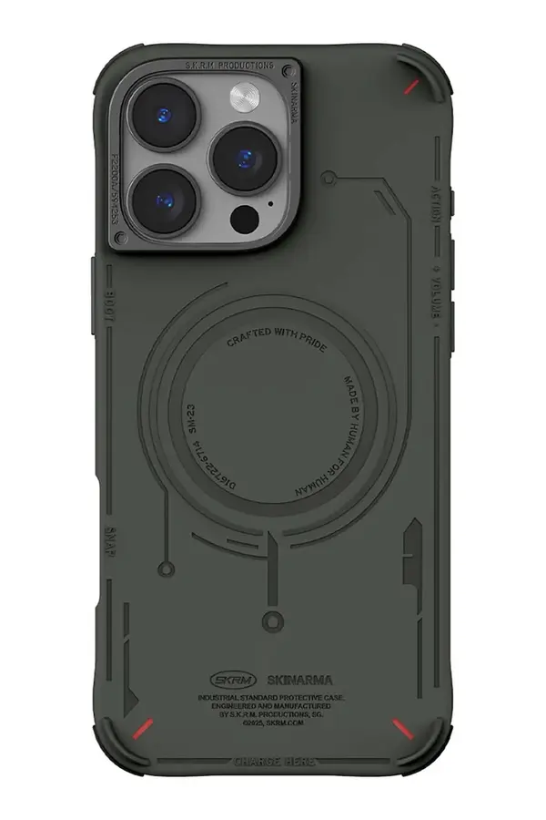 Skinarma Maskica za telefon s ugrađenim magnetskim prstenom Skinarma iPhone 16 Pro