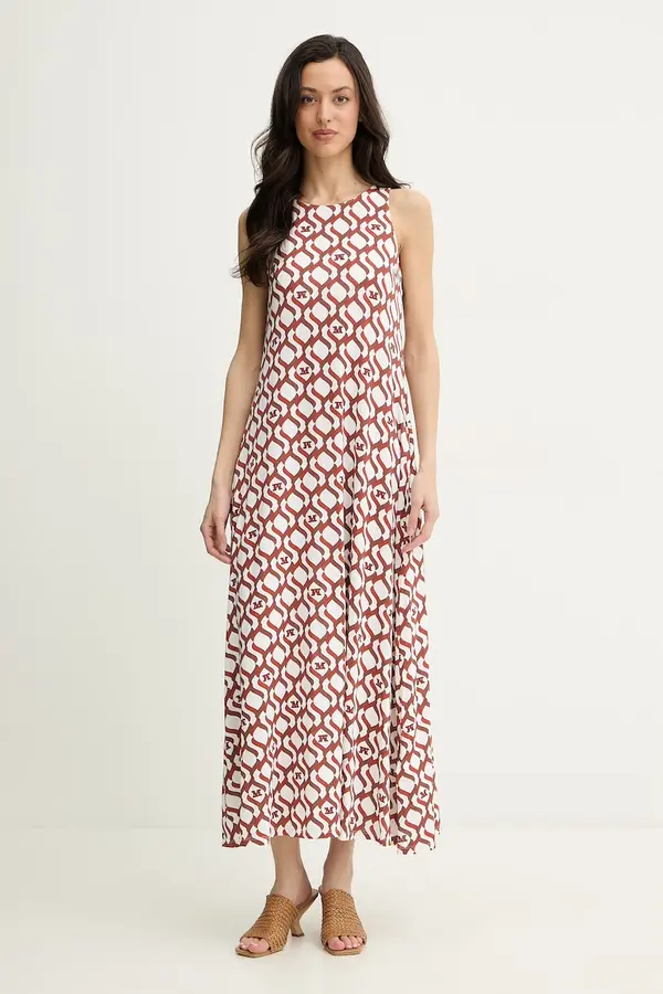 Max Mara Beachwear Max Mara Beachwear haljina od viskoze PASTE