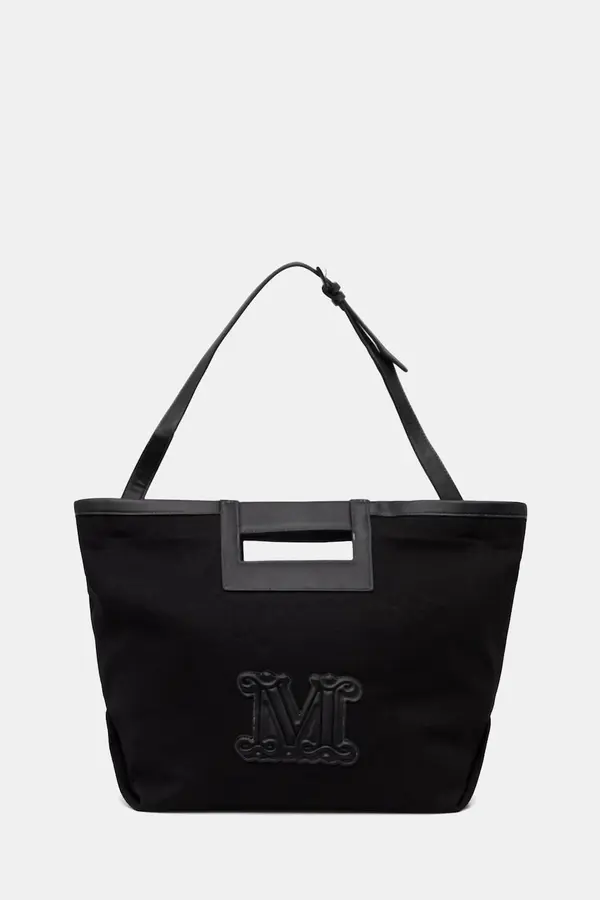 Max Mara Beachwear Max Mara Beachwear torba za plažu za žene pamučna ECRU