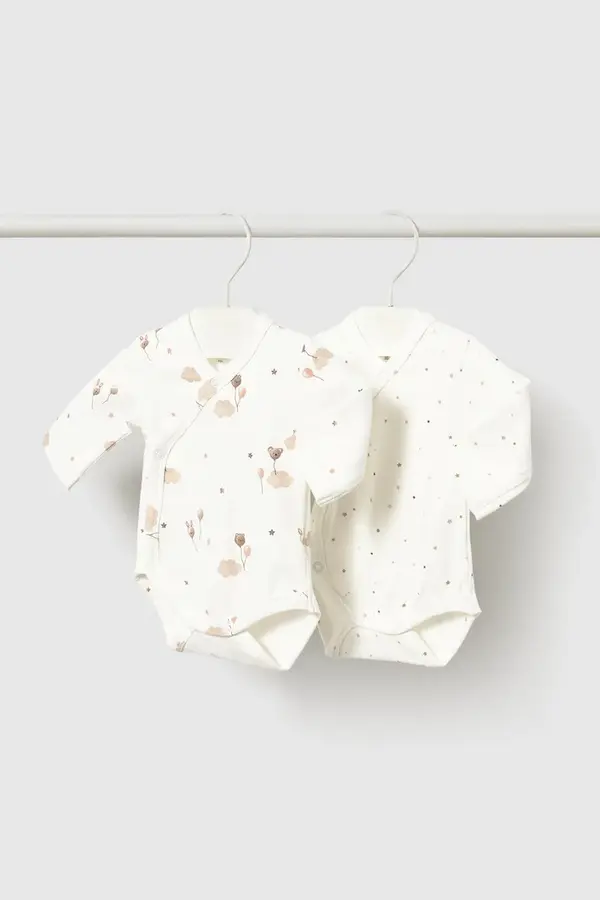 Mayoral Newborn Mayoral Newborn body za bebe s pamukom