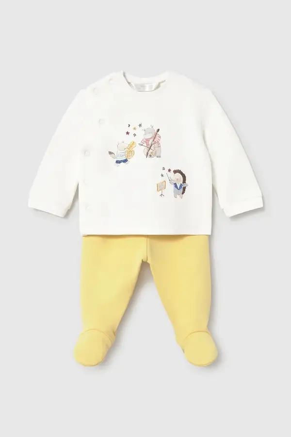 Mayoral Newborn Mayoral Newborn komplet trenirka za bebe od pamuka s elastanom