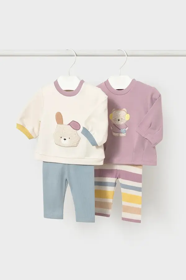 Mayoral Newborn Mayoral Newborn komplet za bebe od pamuka s elastanom