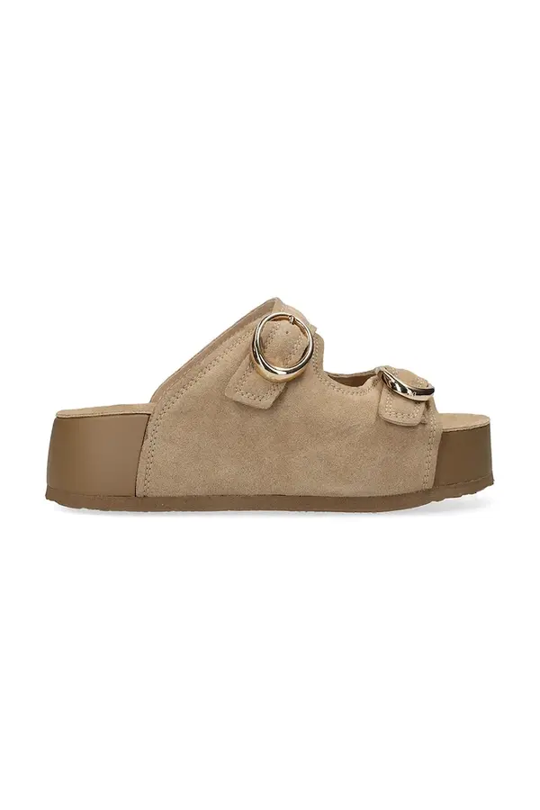 Mexx Mexx natikače ženske od brušene kože TULAYA SCARLETT Sandal