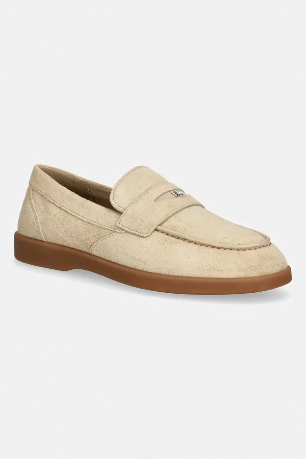 Michael Kors Michael Kors mokasinke za muškarce od brušene kože Wesley Slip On