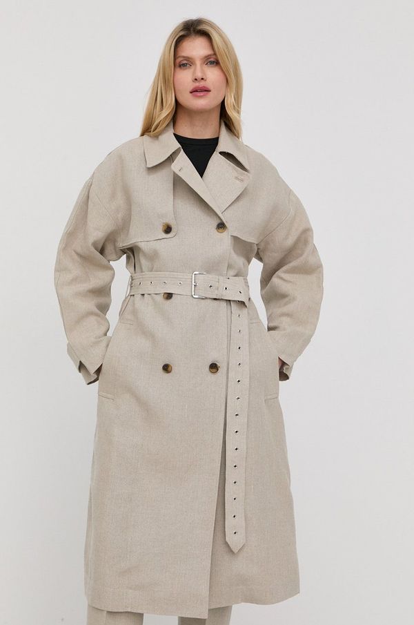 MICHAEL Michael Kors MICHAEL Michael Kors boja: siva, za prijelazno razdoblje, kopčanje u dva reda