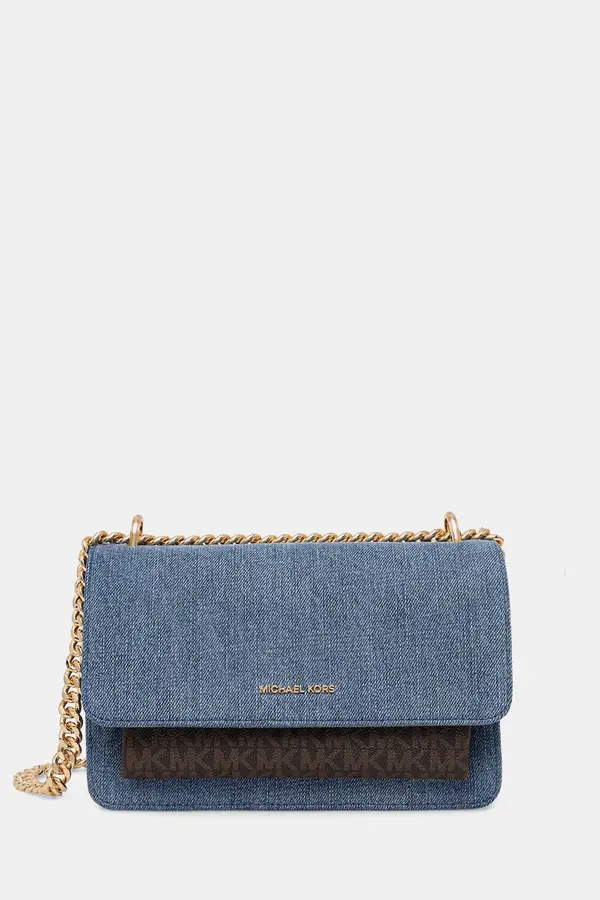 MICHAEL Michael Kors MICHAEL Michael Kors crossbody torba ženska od trapera
