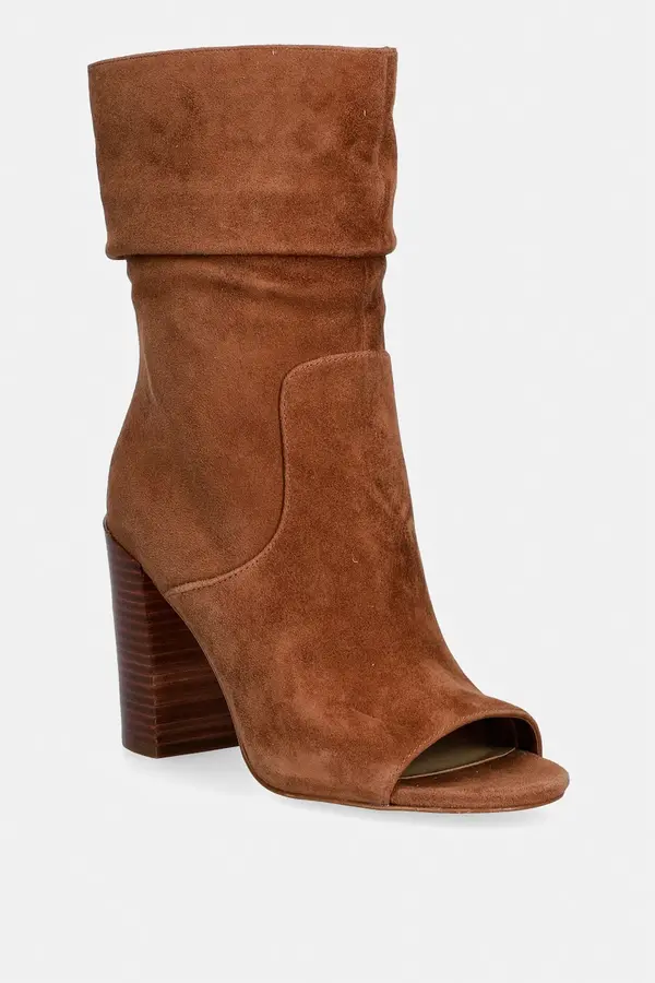 MICHAEL Michael Kors MICHAEL Michael Kors gležnjače za žene od brušene kože Shayna Heeled Bootie