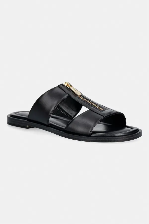 MICHAEL Michael Kors MICHAEL Michael Kors natikače s niskim potplatom za žene od kože Berkley Flat Sandal