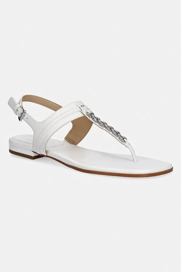 MICHAEL Michael Kors MICHAEL Michael Kors sandale s niskim potplatom za žene kožne Marcia Thong Sandal
