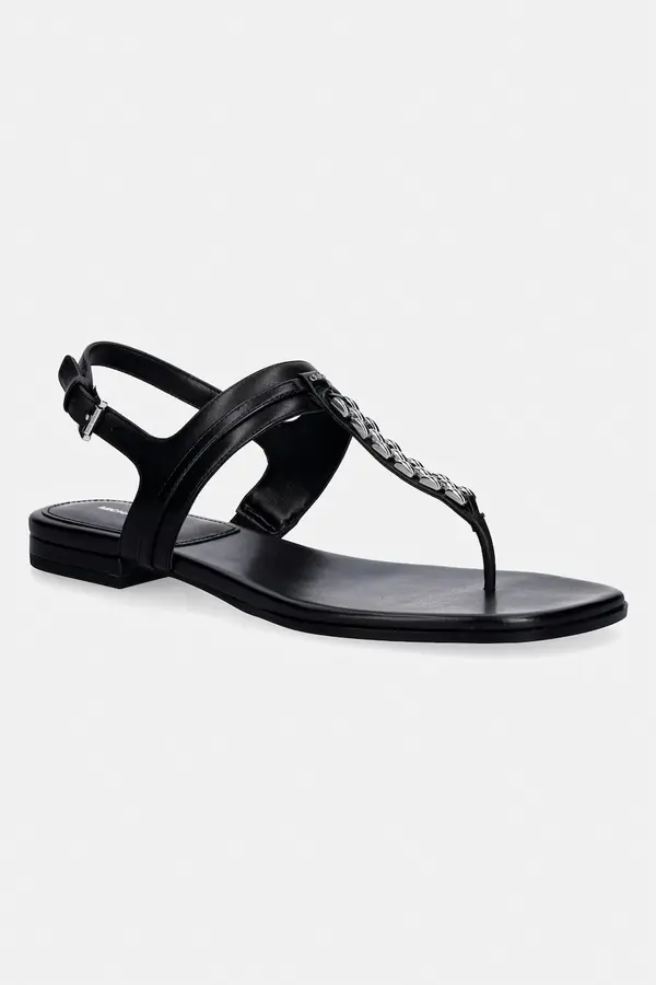 MICHAEL Michael Kors MICHAEL Michael Kors sandale s niskim potplatom za žene kožne Marcia Thong Sandal