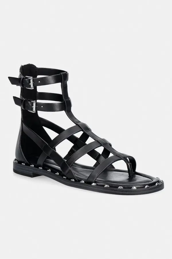 MICHAEL Michael Kors MICHAEL Michael Kors sandale za žene od kože Noa Flat Sandal