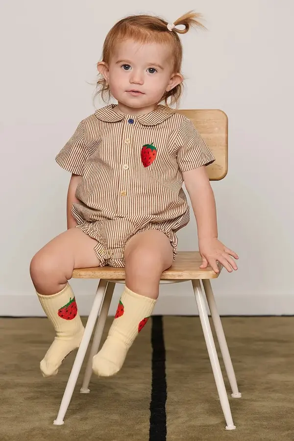 Mini Rodini Mini Rodini body za bebe od pamuka Poplin