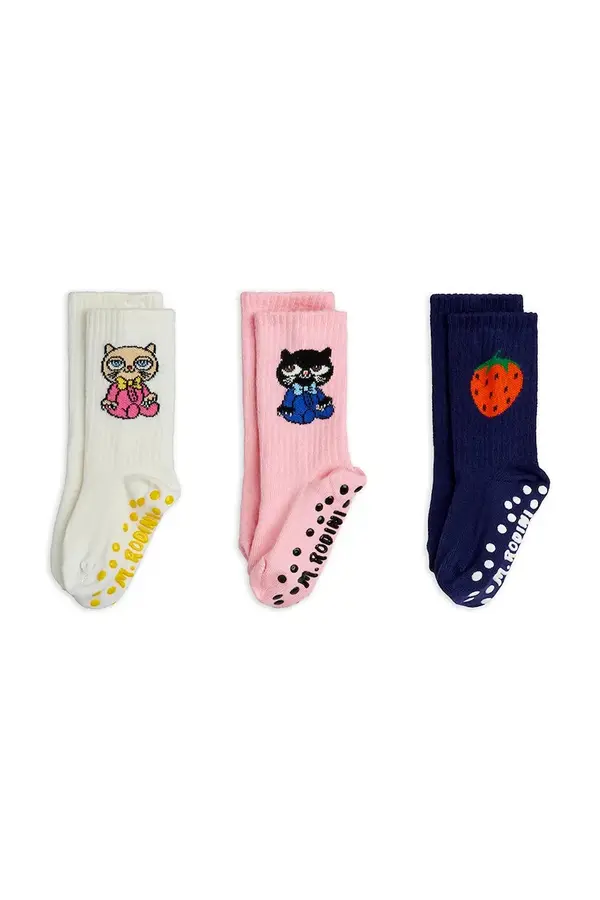 Mini Rodini Mini Rodini čarape za djecu 3-pack