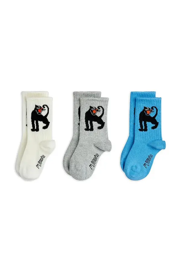 Mini Rodini Mini Rodini čarape za djecu Panther 3-pack