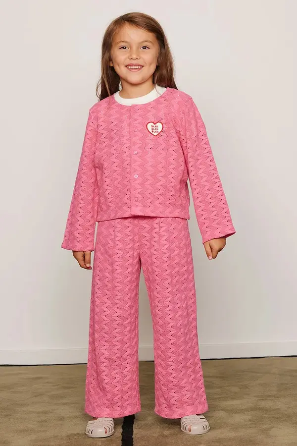 Mini Rodini Mini Rodini donji dio trenirke za djecu od pamuka Lace