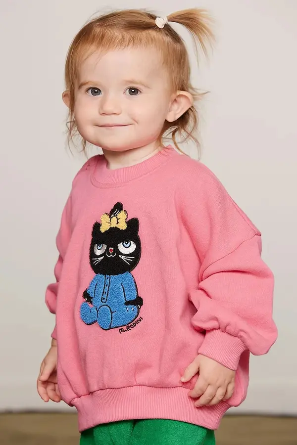 Mini Rodini Mini Rodini dukserica za djecu od pamuka Cat