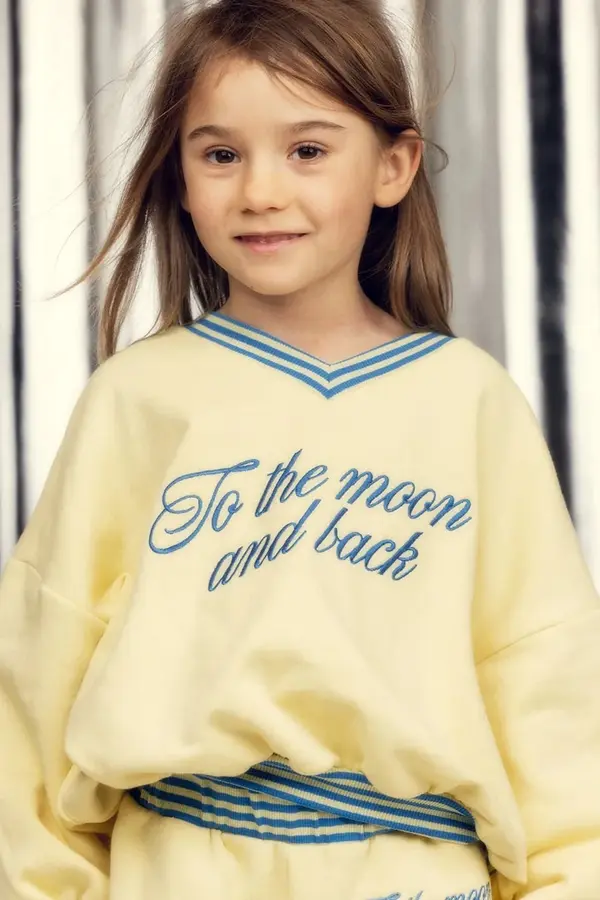 Mini Rodini Mini Rodini dukserica za djecu od pamuka To the moon