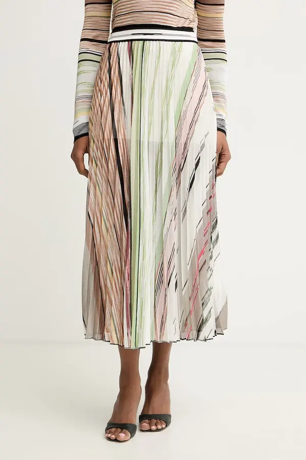 Missoni Missoni plisirana suknja s viskozom