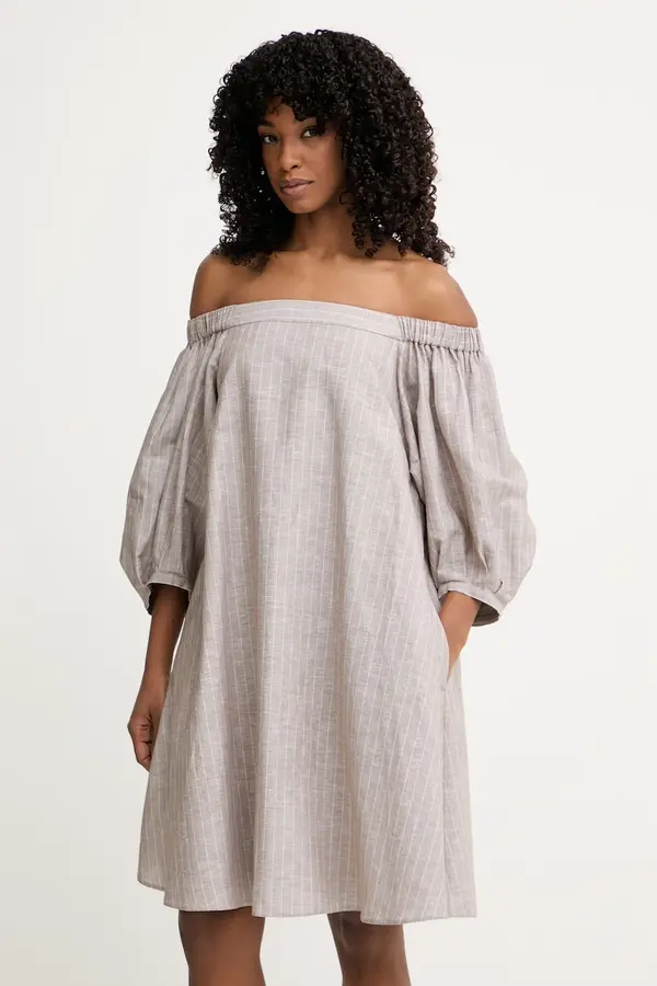 MM by Max Mara MM by Max Mara haljina s lanom FUGGITO