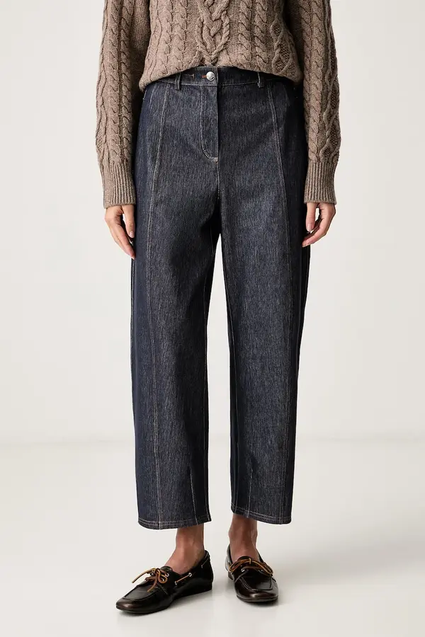 MM by Max Mara MM by Max Mara hlače za žene s pamukom MMLBEVANDA