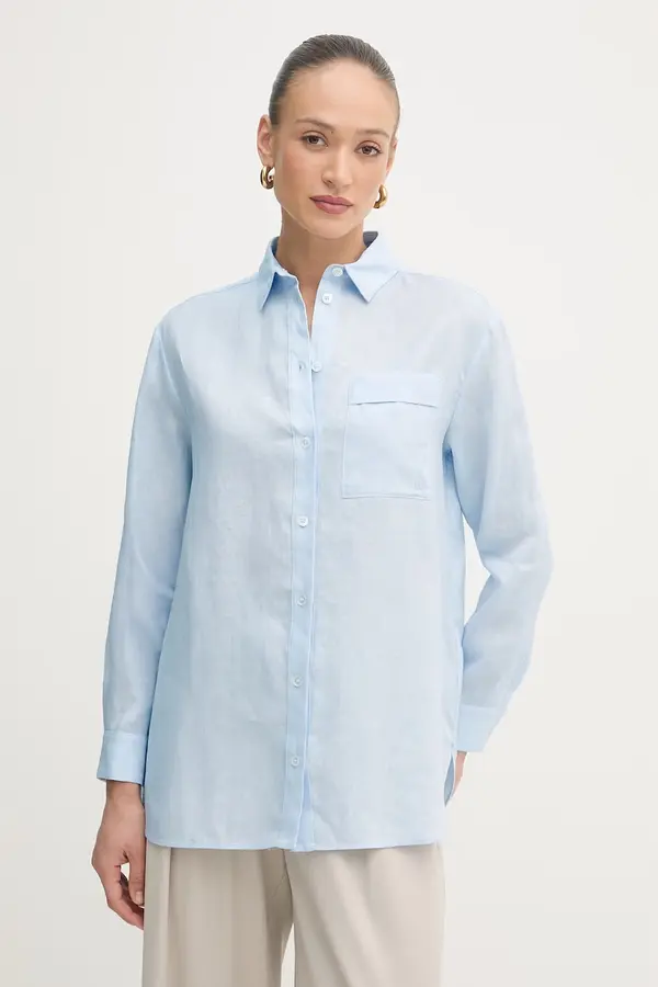 MM by Max Mara MM by Max Mara košulja za žene od lana FILO