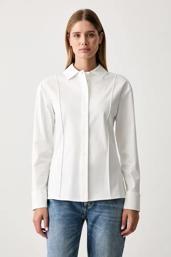 MM by Max Mara MM by Max Mara košulja za žene od pamuka MMLBALENIO