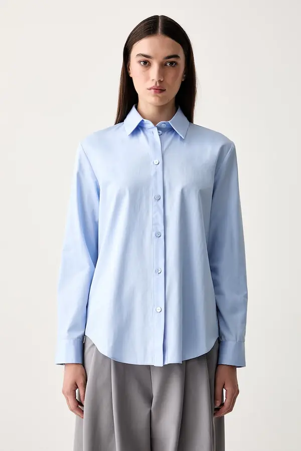 MM by Max Mara MM by Max Mara košulja za žene od pamuka MMLFIACRE