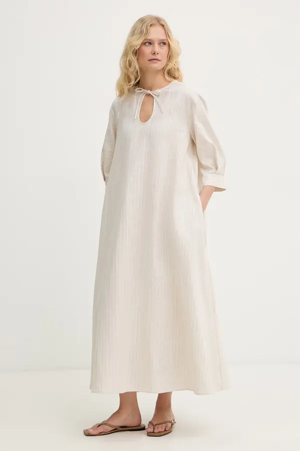 MM by Max Mara MM by Max Mara ljetna haljina s lanom MEMO
