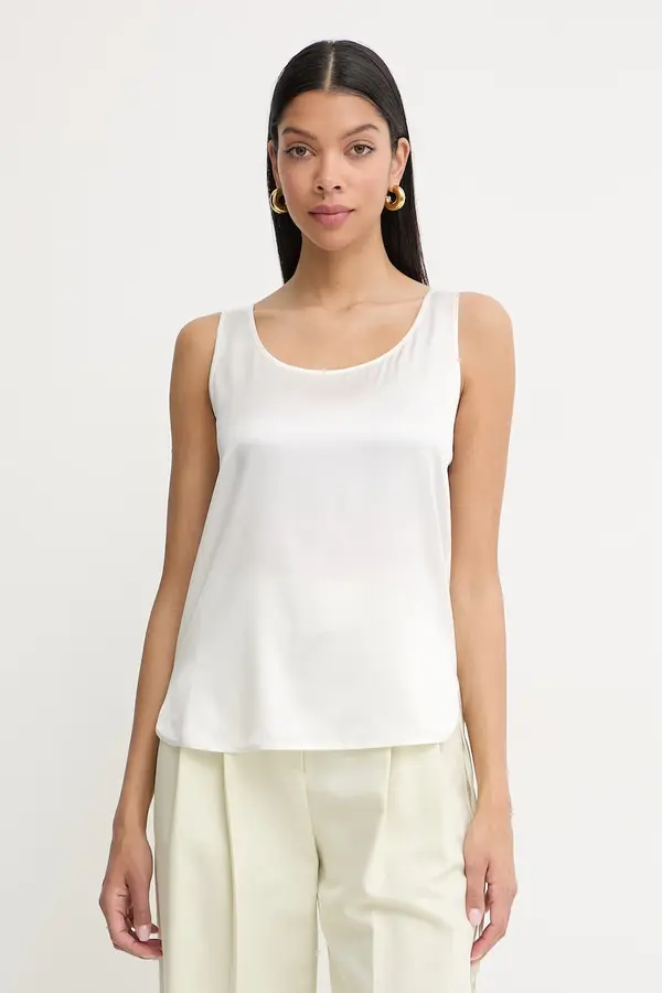 MM by Max Mara MM by Max Mara top za žene od svile PAN