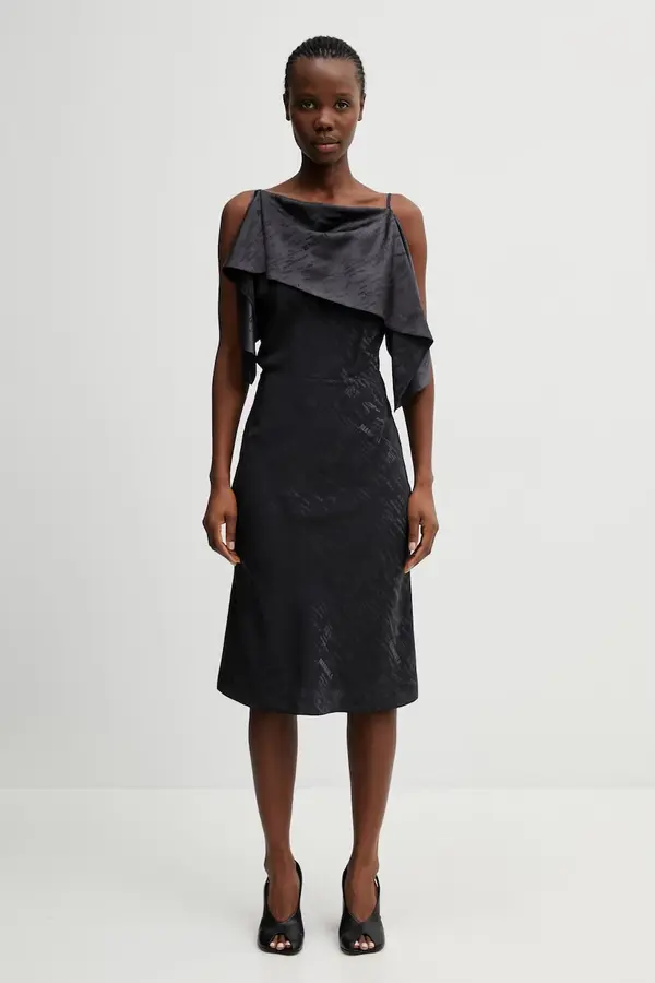 MM6 Maison Margiela MM6 Maison Margiela Asimetrična haljina