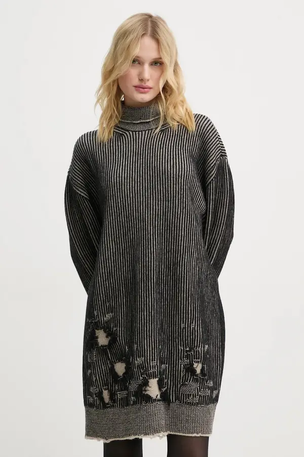 MM6 Maison Margiela MM6 Maison Margiela boja: crna, mini, oversize, S62DA0031.M13076