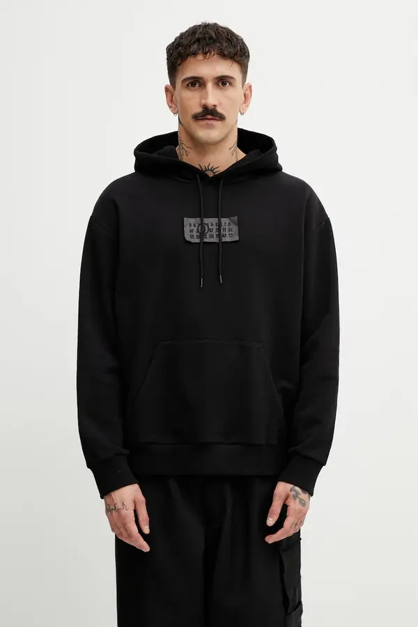 MM6 Maison Margiela MM6 Maison Margiela dukserica sa kapuljačom za muškarce od pamuka