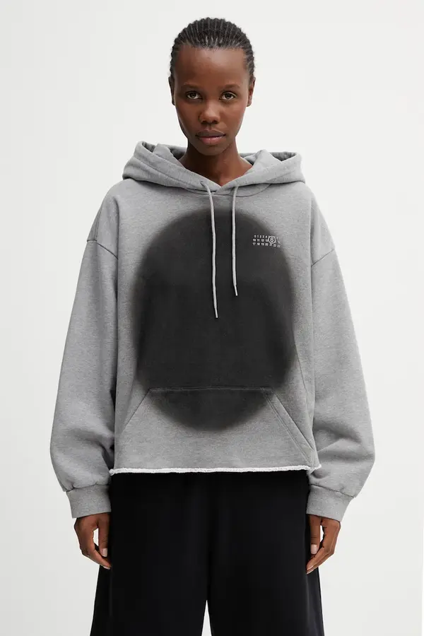 MM6 Maison Margiela MM6 Maison Margiela dukserica sa kapuljačom za žene od pamuka