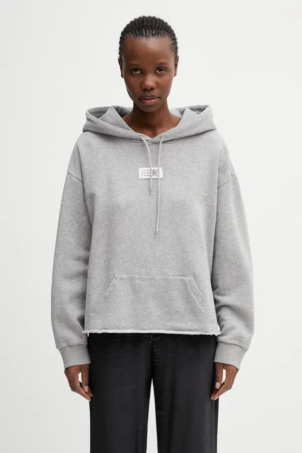 MM6 Maison Margiela MM6 Maison Margiela dukserica sa kapuljačom za žene od pamuka
