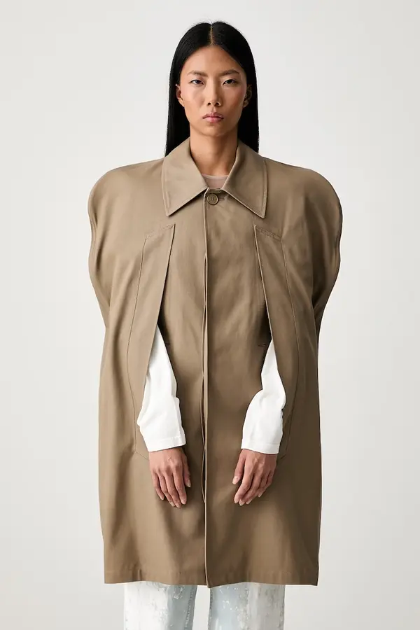MM6 Maison Margiela MM6 Maison Margiela kaput za žene od pamuka