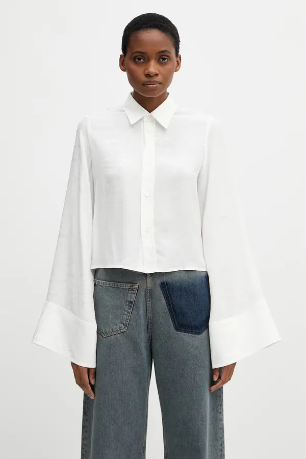 MM6 Maison Margiela MM6 Maison Margiela košulja ženska s viskozom