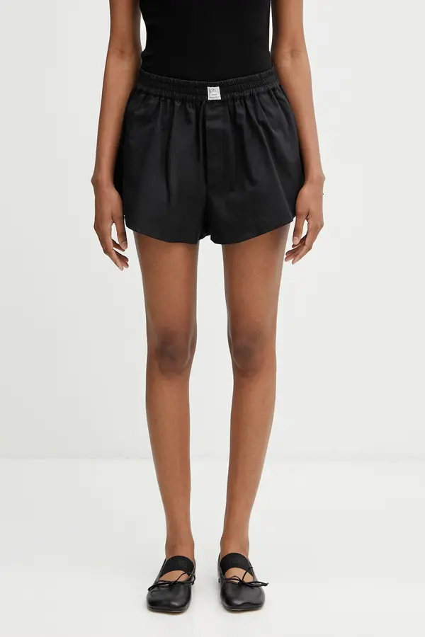 MM6 Maison Margiela MM6 Maison Margiela kratke hlače za žene od pamuka