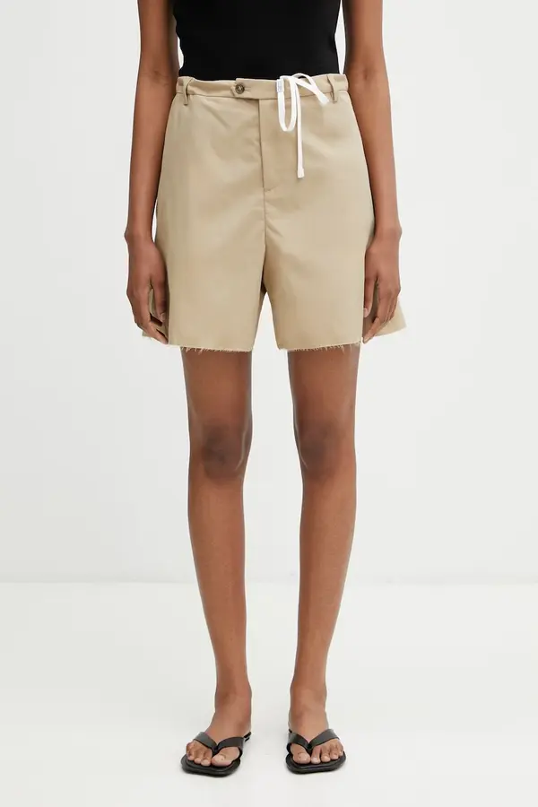 MM6 Maison Margiela MM6 Maison Margiela kratke hlače za žene s pamukom