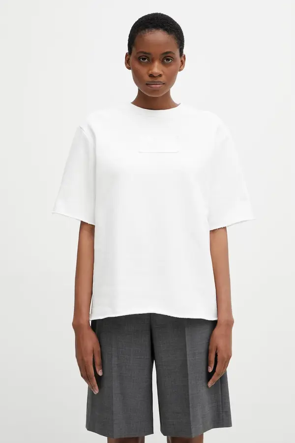 MM6 Maison Margiela MM6 Maison Margiela majica za žene od pamuka