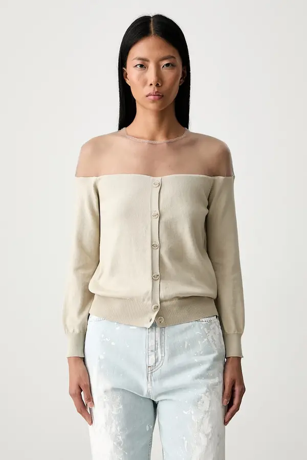 MM6 Maison Margiela MM6 Maison Margiela pulover za žene s pamukom