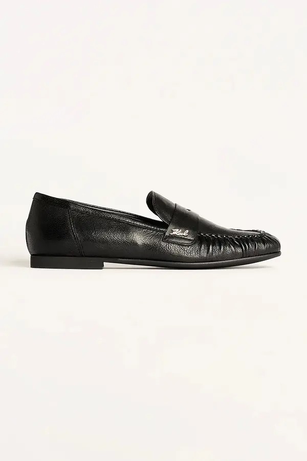 Karl Lagerfeld Mokasinke od brušene kože Karl Lagerfeld ELEIA Loafer