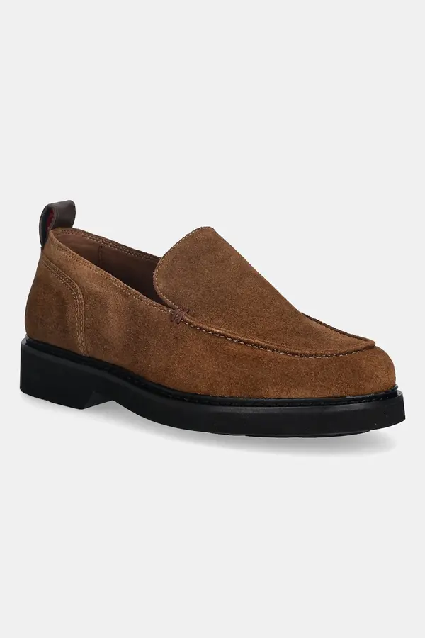 Tommy Hilfiger Mokasinke od brušene kože Tommy Hilfiger HILFIGER ULTRA LIGHT SDE LOAFER
