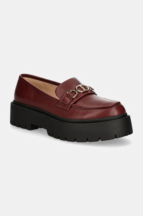 Twinset Mokasinke Twinset za žene, boja: bordo, s platformom, 242TCP060