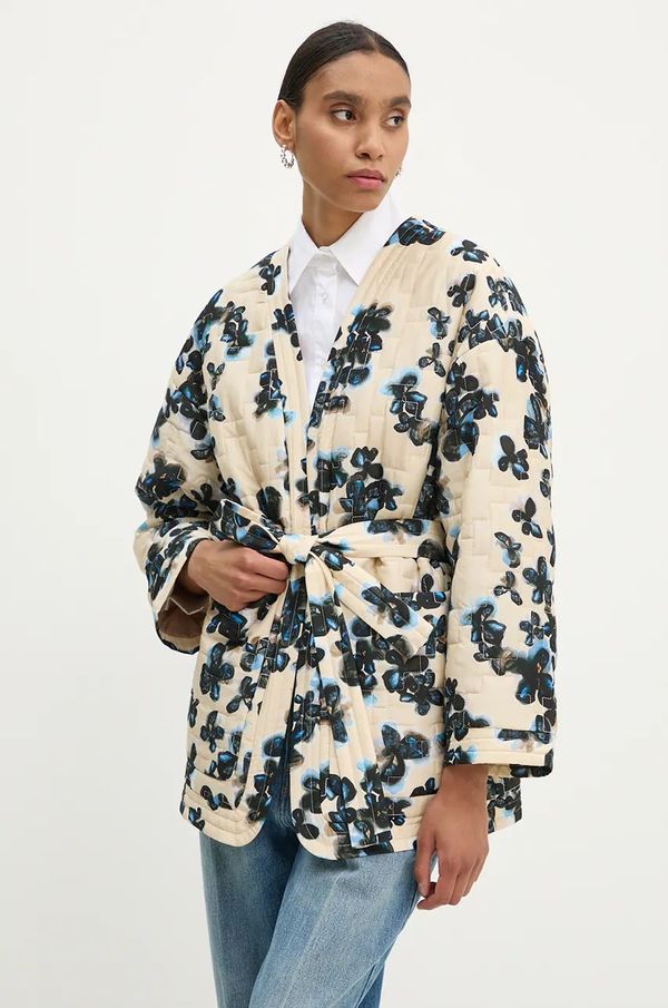 MUNTHE MUNTHE LIPA boja: bež, za prijelazno razdoblje, oversize, 1505.23423