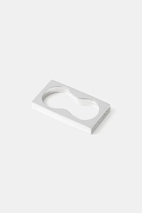 Tom Wood Nakit Tom Wood Square Ring Double